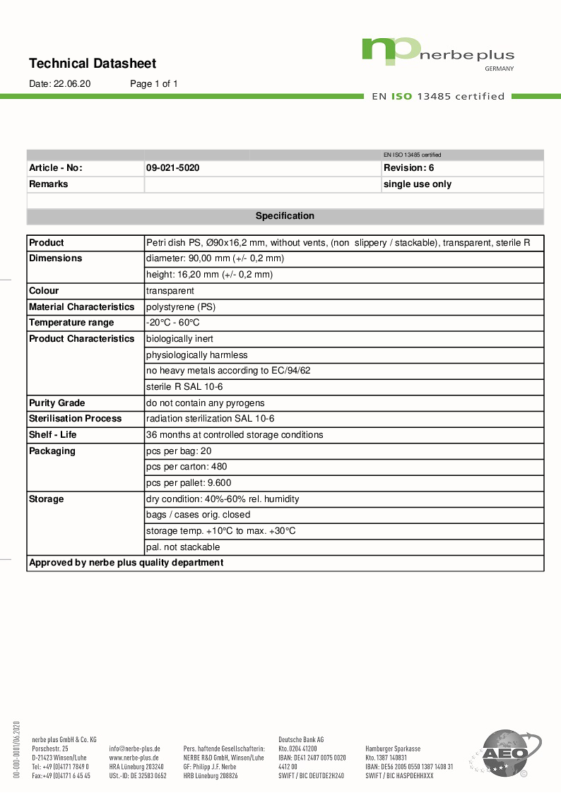 

Technical Datasheet 09 021 5020

