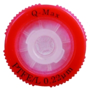 Sprøjtefilter Q-Max RR 13 mm 0.22µm PTFE/L. Hydrofil