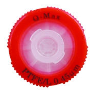 Sprøjtefilter Q-Max RR 13 mm 0.45µm PTFE/L. Hydrofil