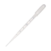 Plast Pasteur pipette 3 ml. bold vol. 3.2 ml  stilk ø 7.8 mm med...