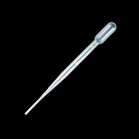 Plast Pasteur pipette bold vol. 7.1 ml.  Total vol. 23 ml. Stilk...