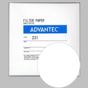 Kvalitativt papirfilter Advantec nr. 231 ø 125 mm