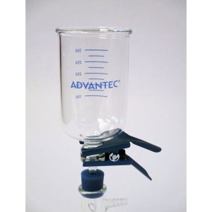 Filterholder glas KG25B sintret glas filterstøtte 350 ml reservo...