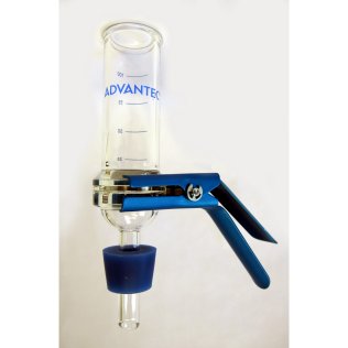 Filterholder glas KG47A sintret glas filterstøtte 120 ml reservo...