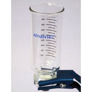 Filterholder glas KG47B sintret glas filterstøtte 550 ml reservo...