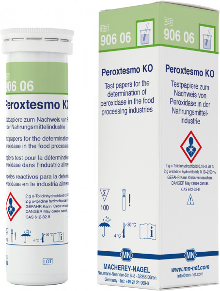 Peroxtesmo KO Pakke med 100 test papir 15 x 15 mm