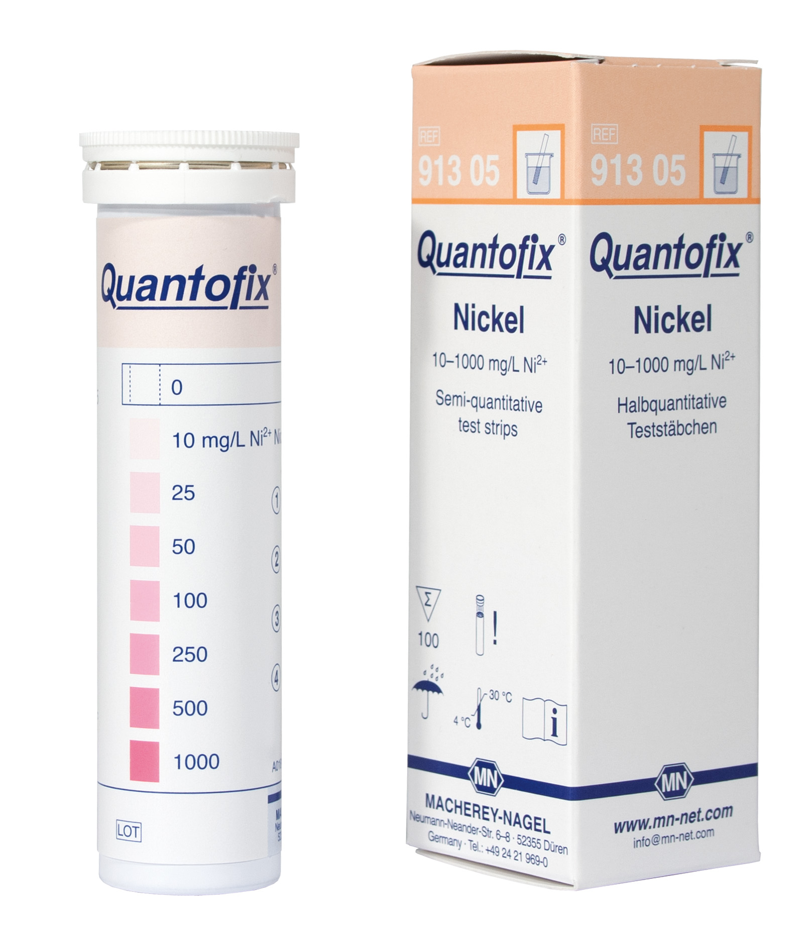 QUANTOFIX teststrimler Nikkel