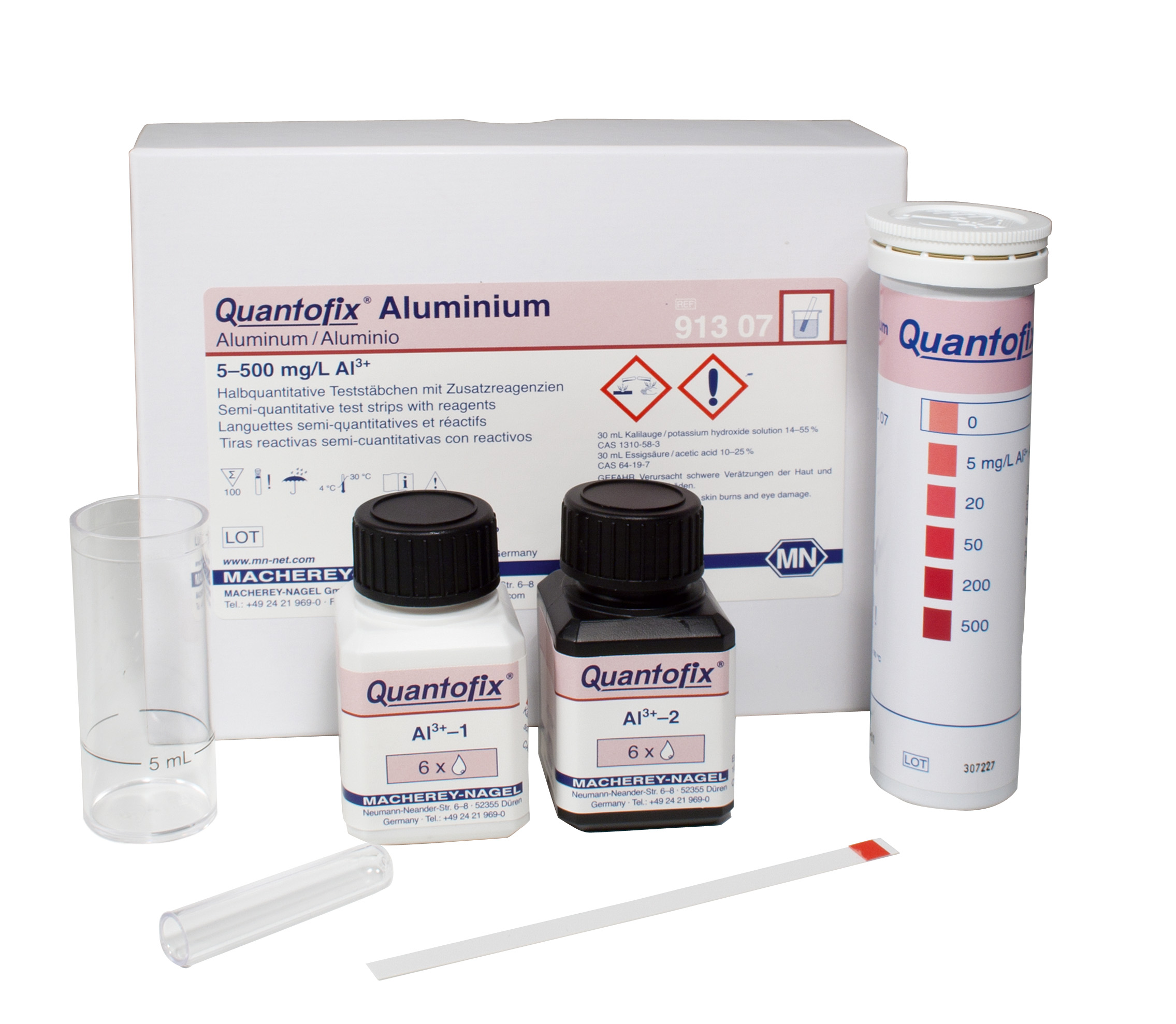 QUANTOFIX teststrimler Aluminium