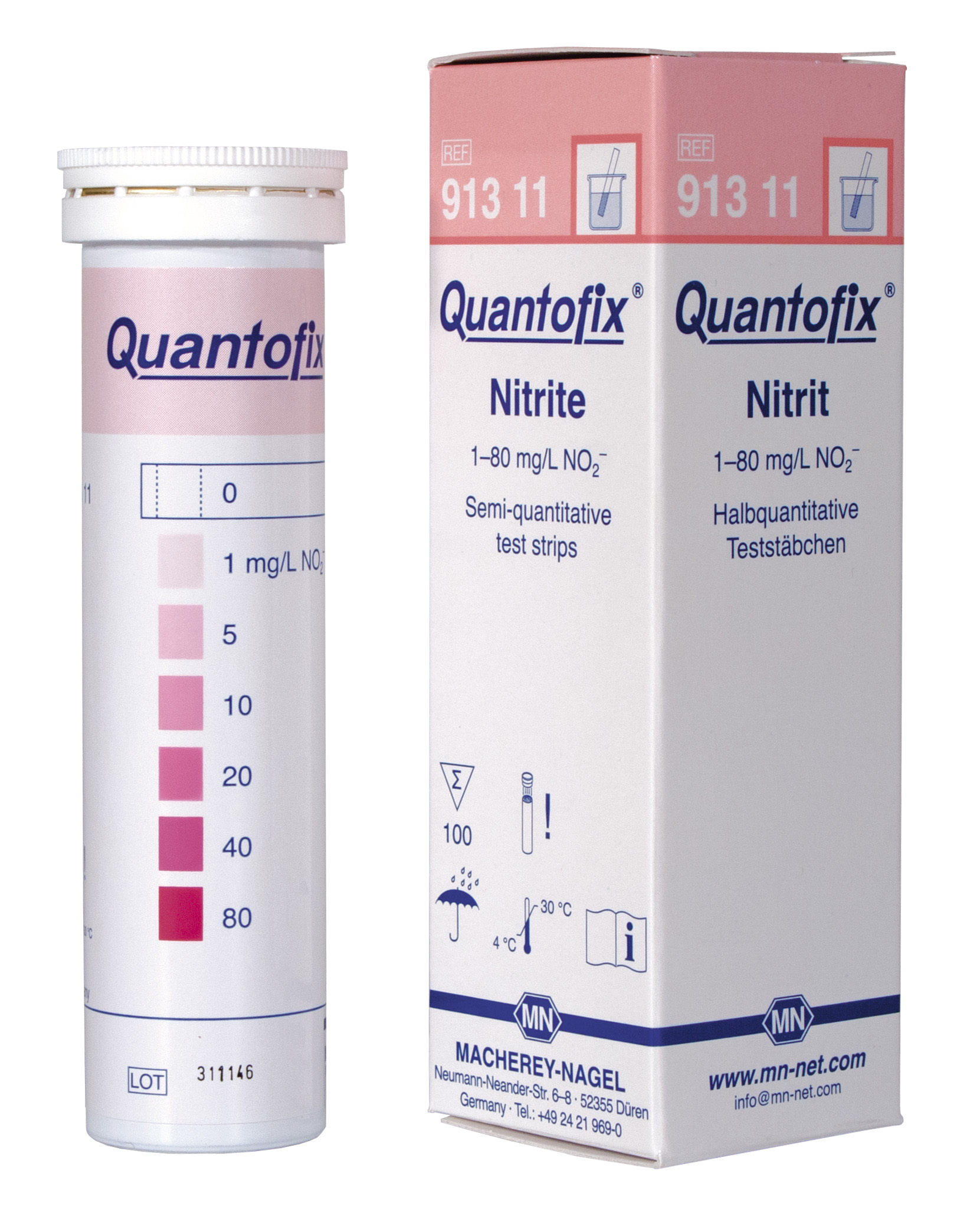 QUANTOFIX teststrimler Nitrite