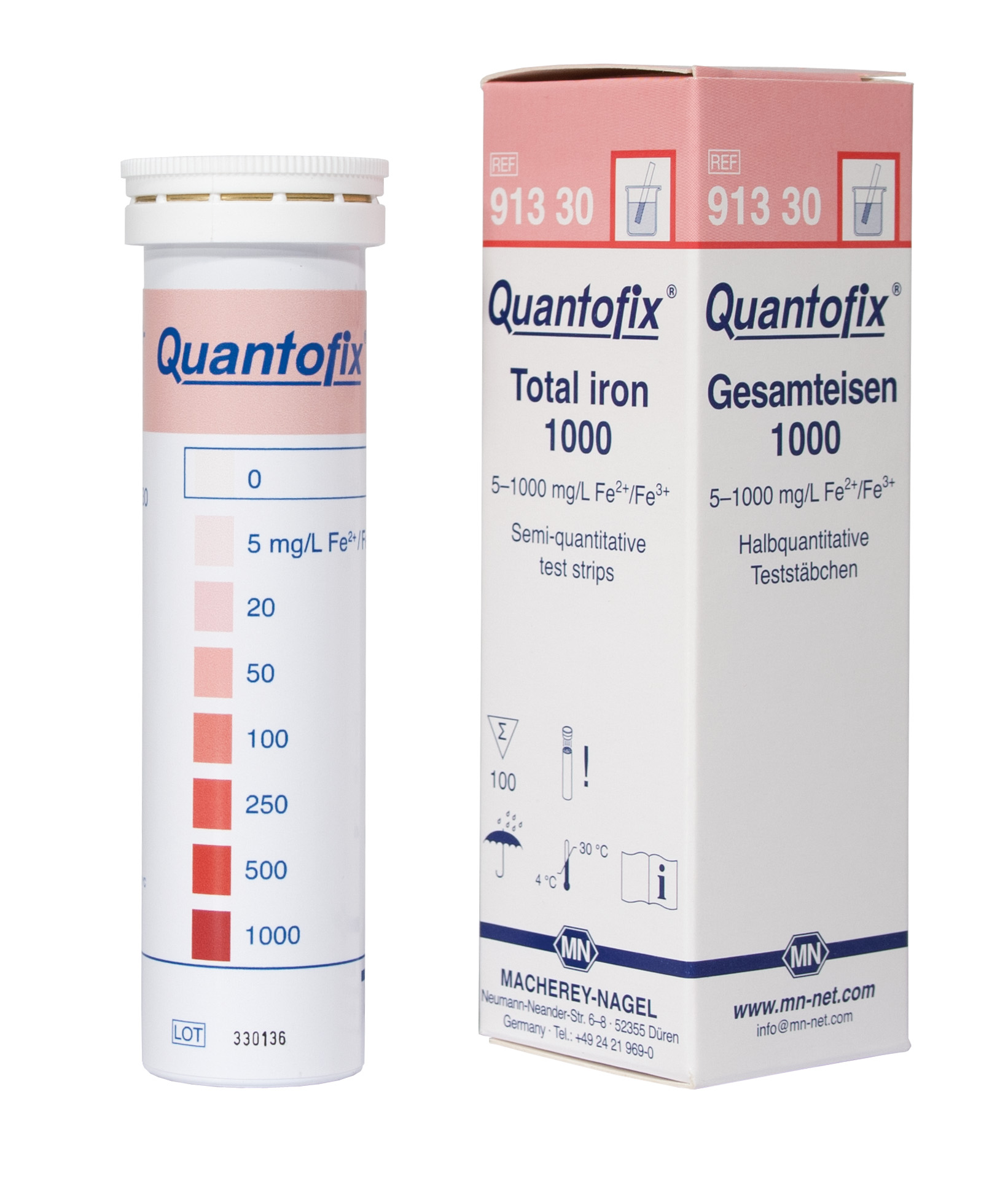 QUANTOFIX teststrimler Iron 1000