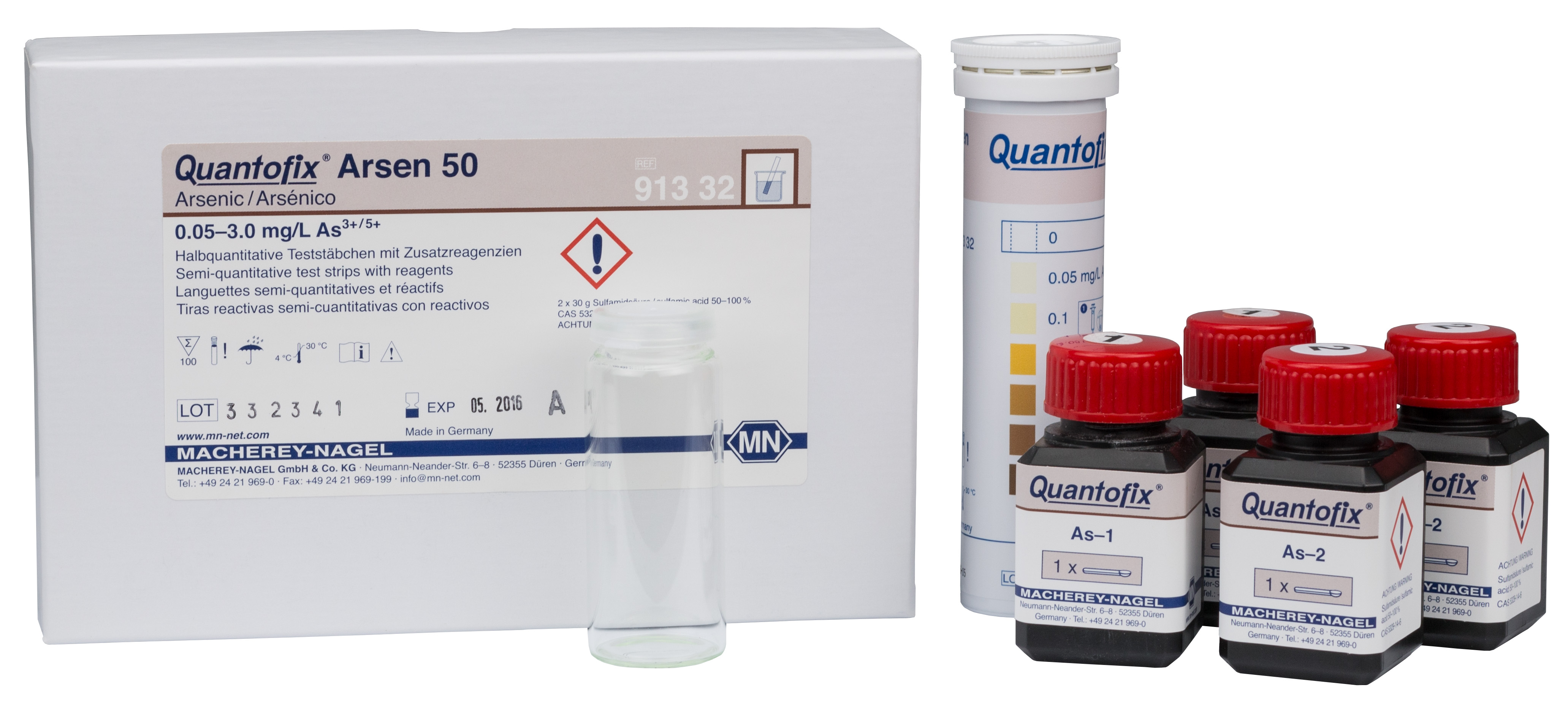 QUANTOFIX teststrimler Arsenic 50