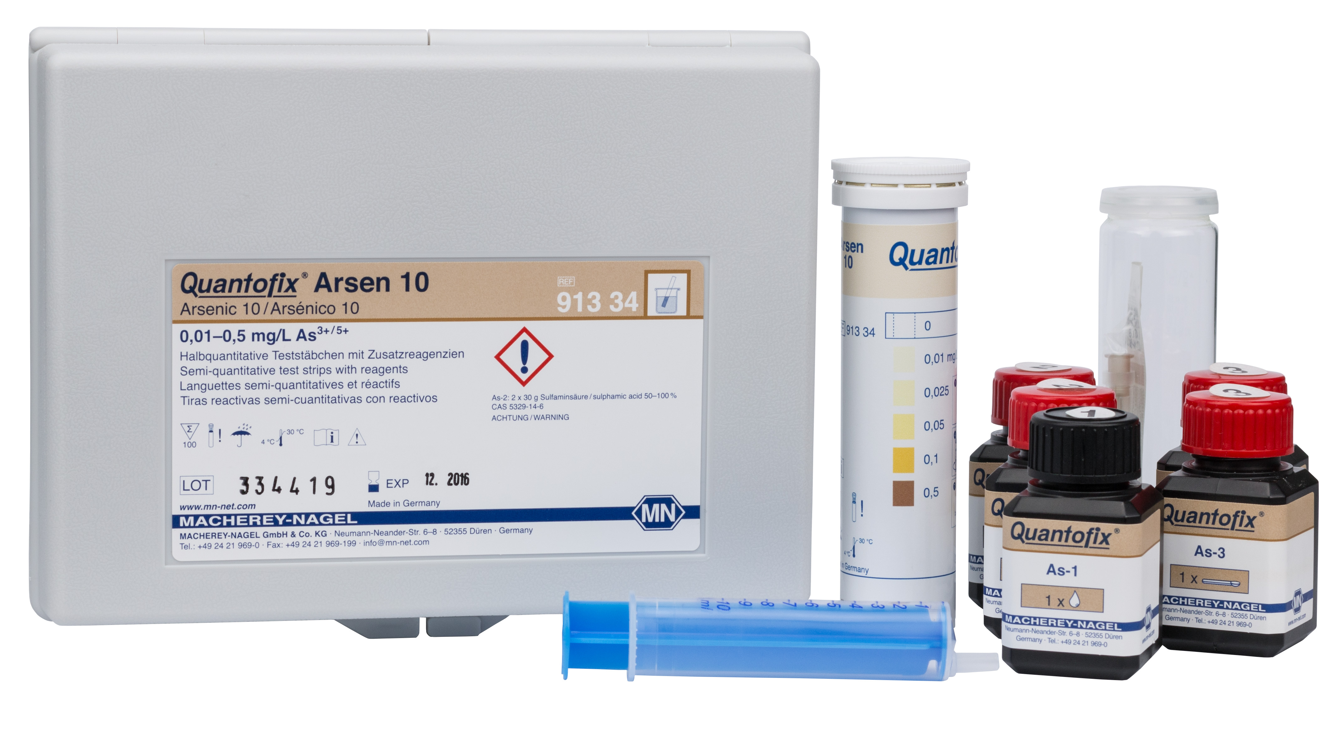 QUANTOFIX teststrimler Arsenic 10