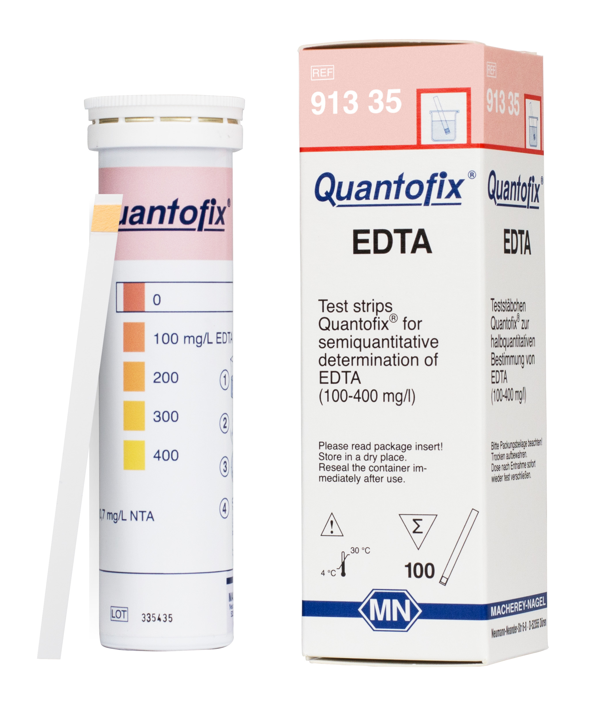 QUANTOFIX teststrimler EDTA