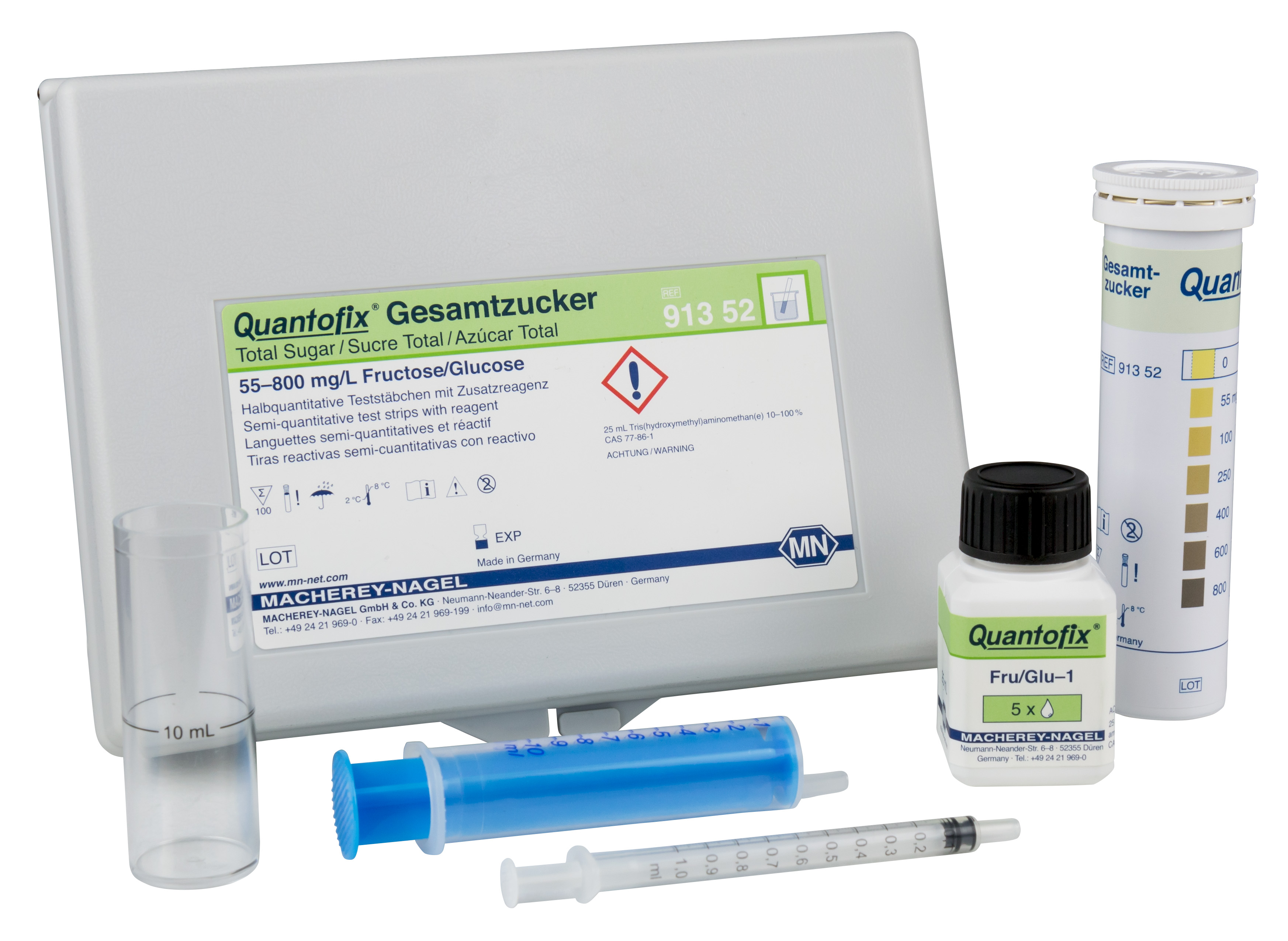 QUANTOFIX teststrimler Total sugar