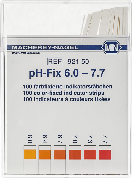 Test Strip pH-Fix 6.0 - 7.7 sticks 6 x 85 mm