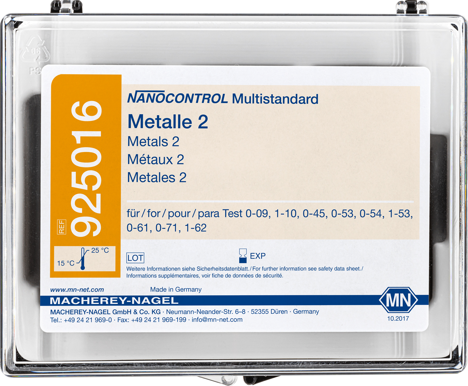 NANOCONTROL Multistandard Metals 2 til min. 15 stk. kontrol