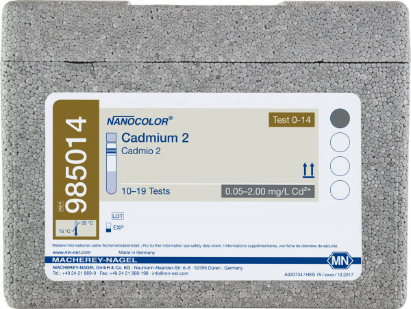 NANOCOLOR Cadmium 2 0.05-2.00mg/l