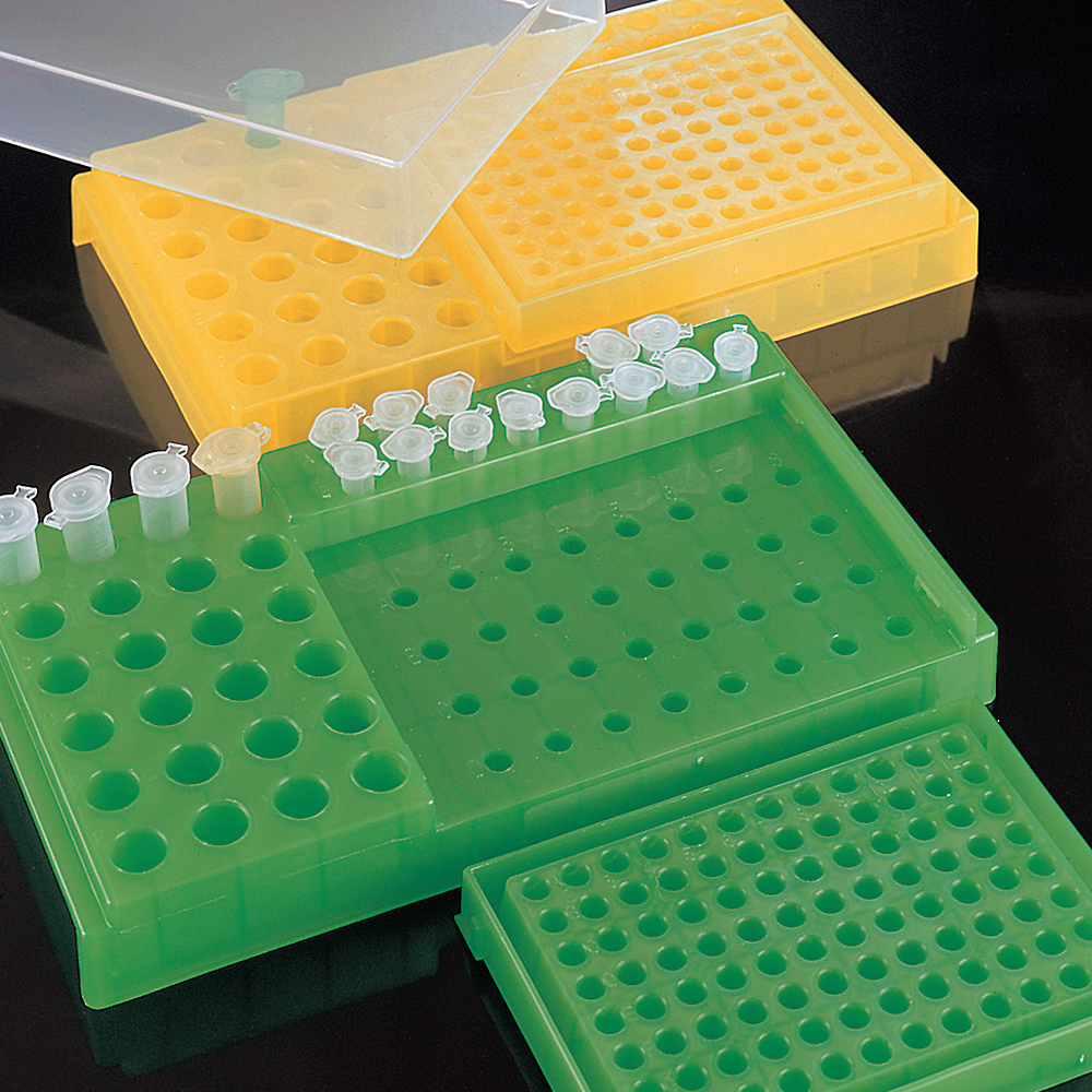 PCR rack/workstation til 0.2 ml - 0.5 ml og 1.5/2 ml mikrorør. G...