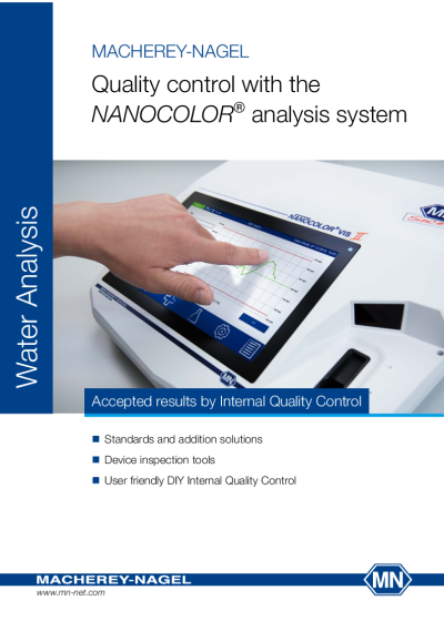 

Quality control with the NANOCOLOR analysis system EN


