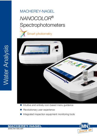 

Spectrophotometers VIS II and UV VIS II EN

