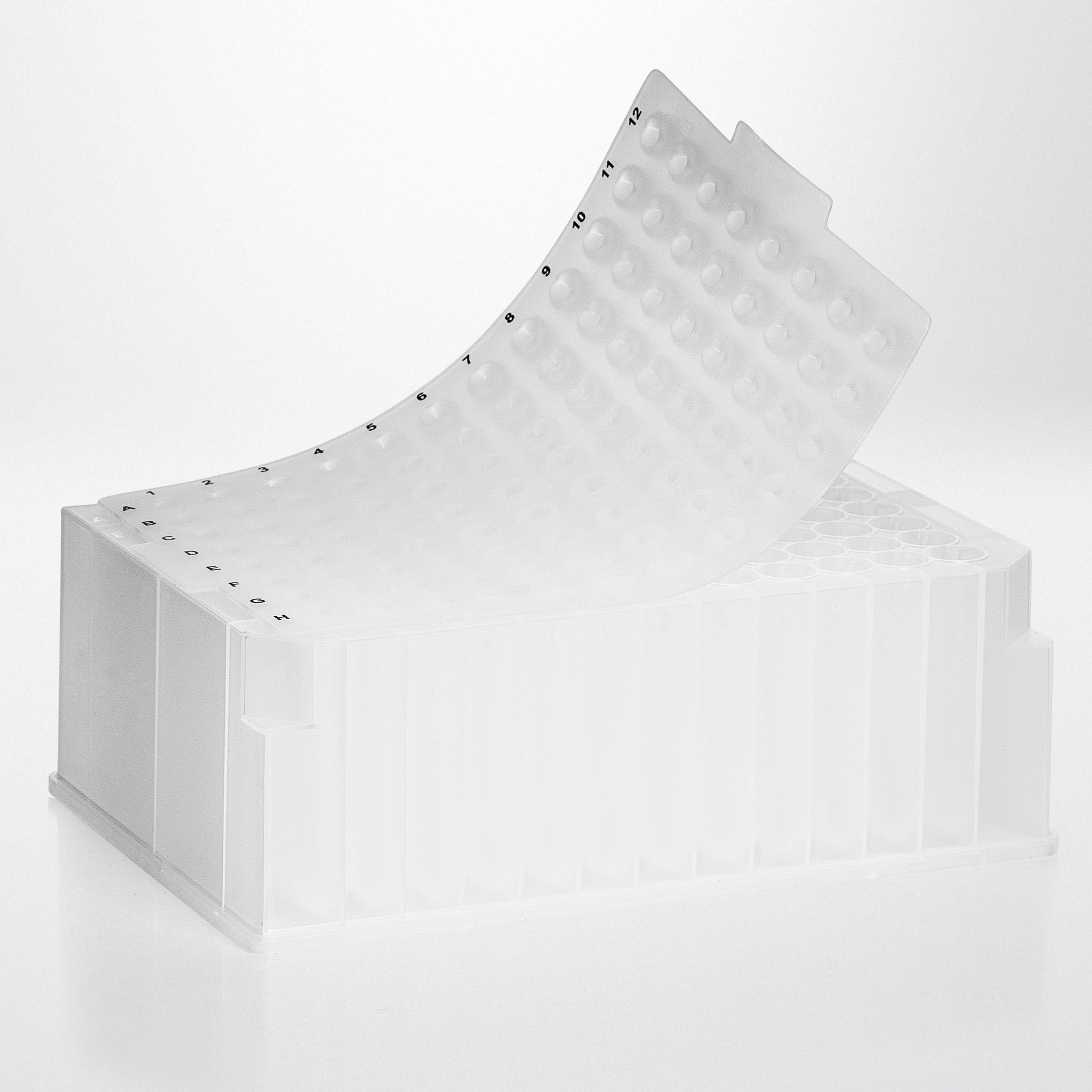 Siliconemåtte til 500 µll Deep Well  plader med 96 runde brønde